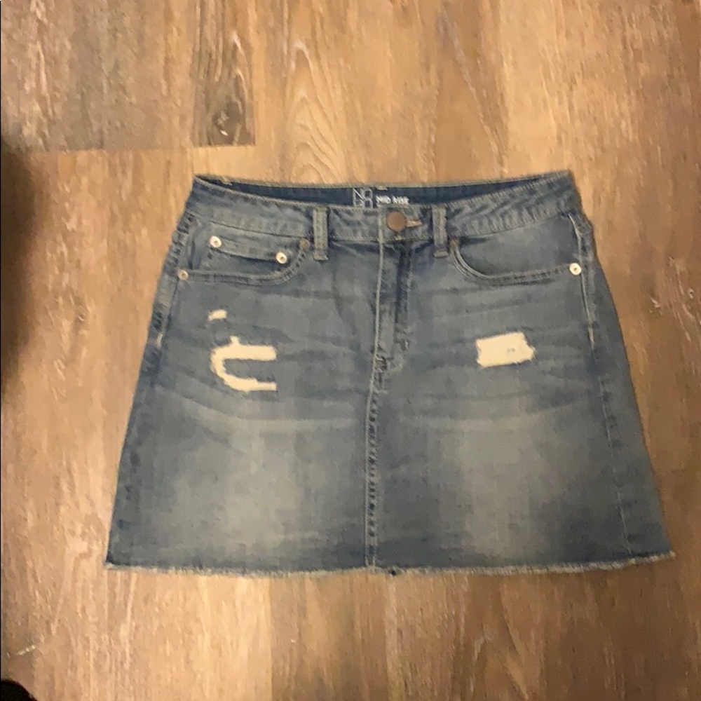 No Boundaries Denim Skirt